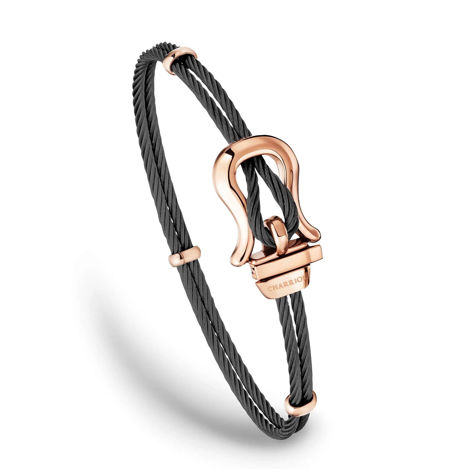 أسود 2 مم_ذهب وردي 2 مم