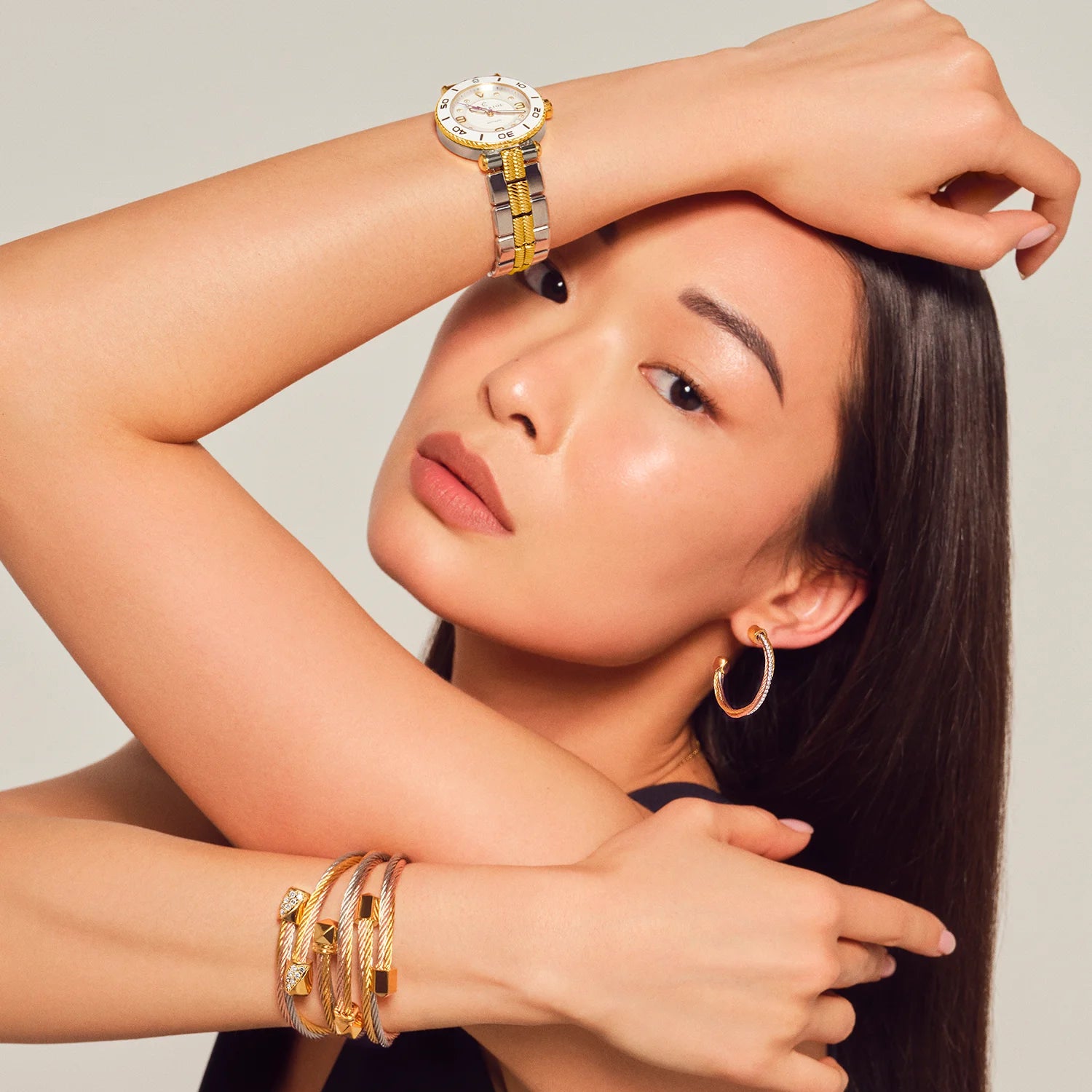 ضوء الوردة الصفراء Grey_Yellow مكعب