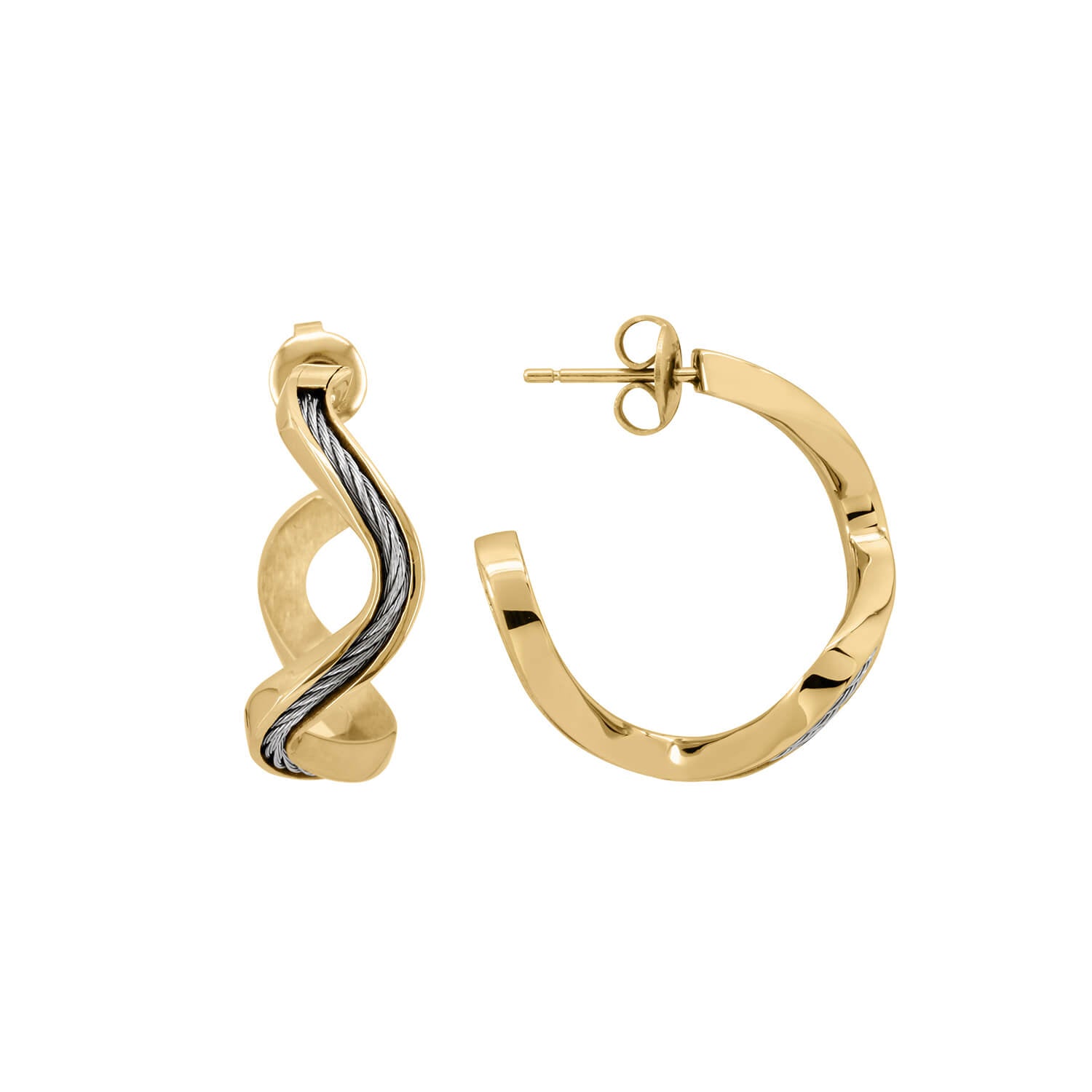 Forever أقراط موجية - © 2024 Charriol - خاتم - خاتم