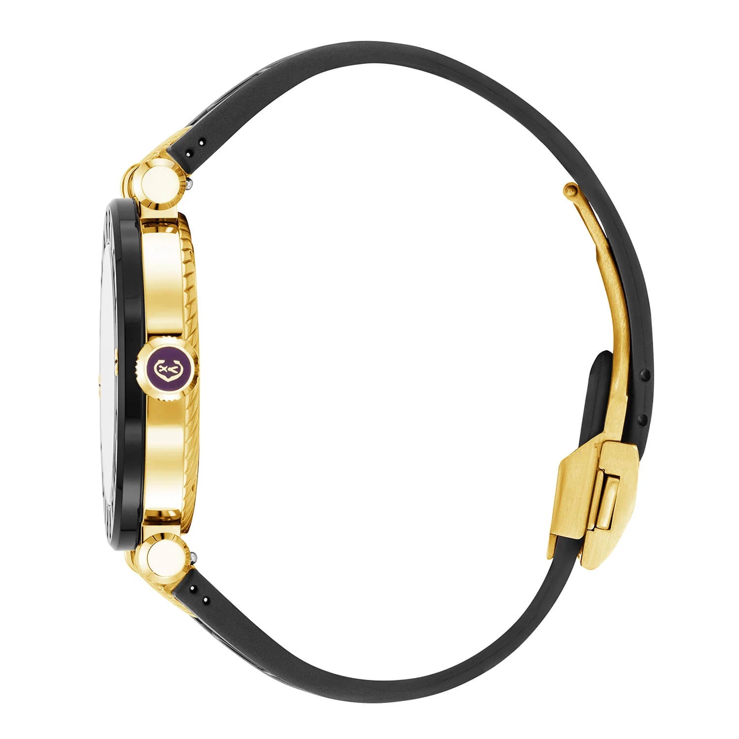 NAVIGATOR CRUISEعيار 41 مم، عيار كوارتز، أسود مع مينا أصفر 2 عربي و9 مؤشرات فهرس، فولاذ أسود من الفولاذ المطلي بالفلور متعدد الفلزات "CHARRIOL CHARRIOL " مع حافة ذات 2 سوار، سوار أسود مطاطي قابل للتبديل - © 2024 Charriol - ساعة