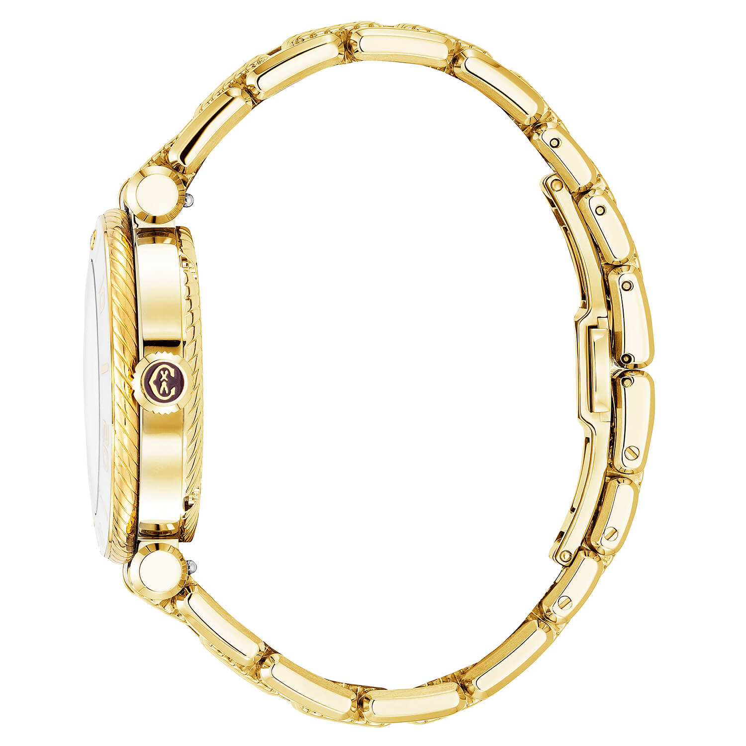 NAVIGATOR سرف، 36 مم، عيار أوتوماتيكي، مينا أبيض، حافة بيضاء، سوار من الذهب الأصفر PVD قابل للتبديل - Charriol جنيف - ساعة يد - جنيف