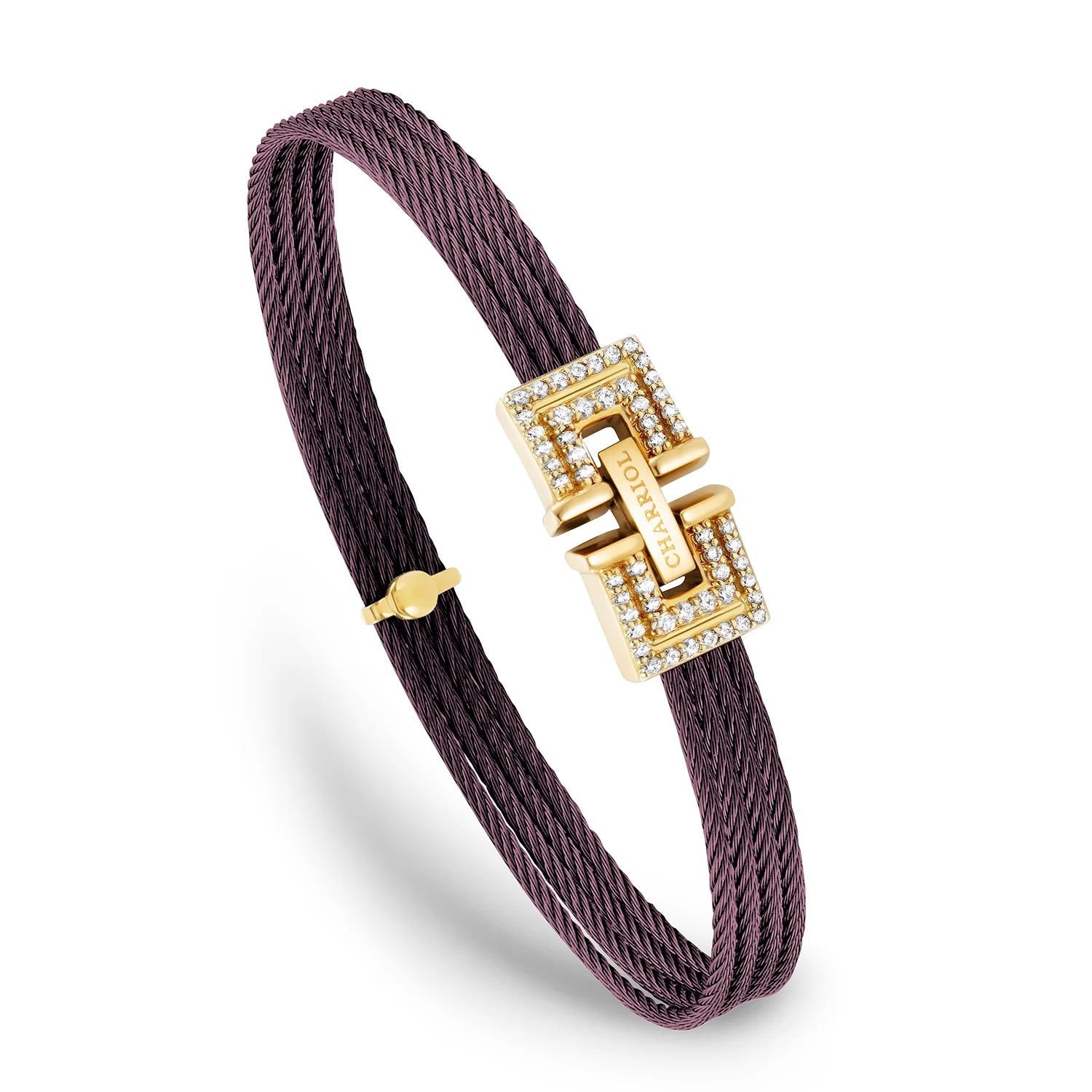 ذهب أرجواني_ذهب عيار 18 قيراط مع 54 ماسة 0.43 قيراط