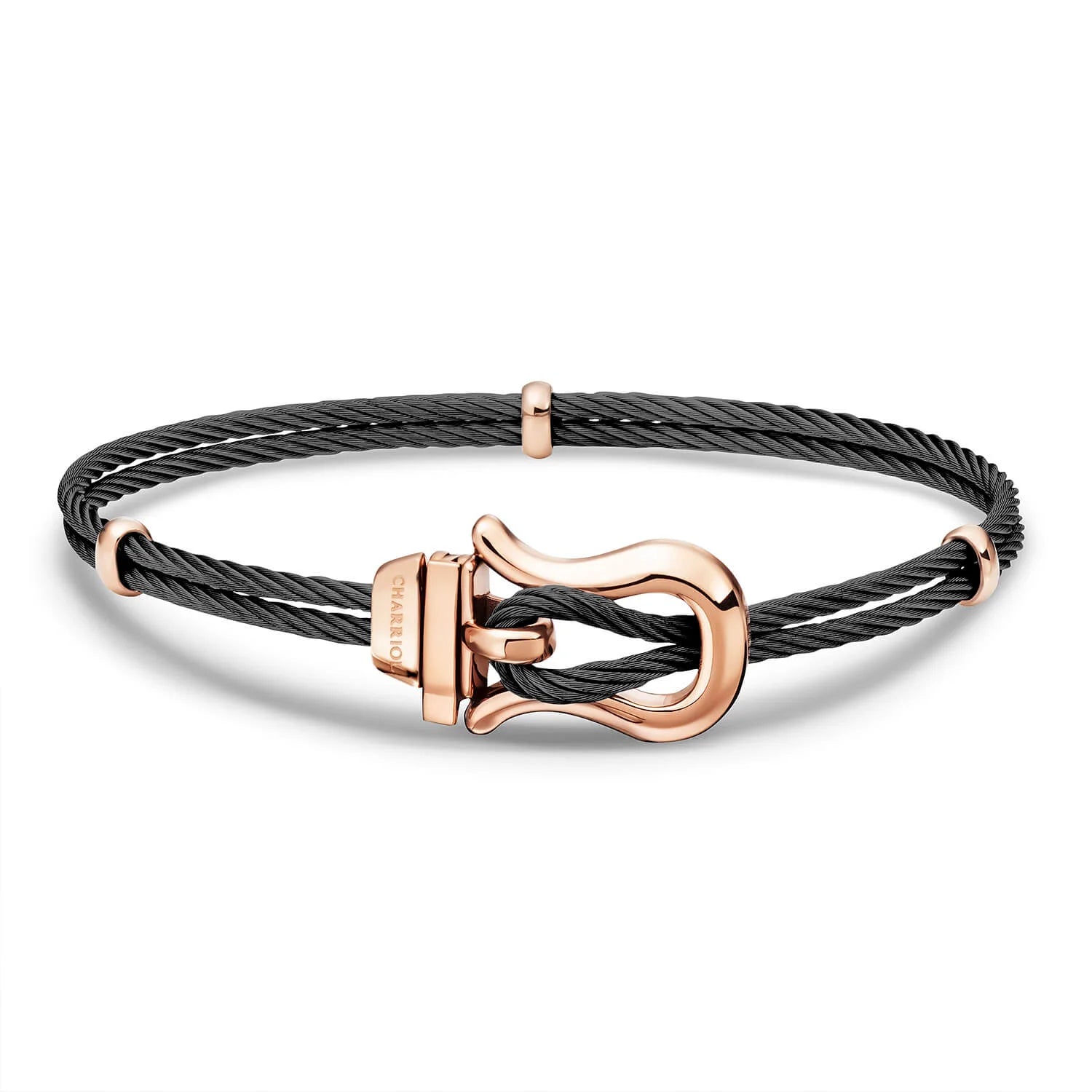 أسود 2 مم_ذهب وردي 2 مم