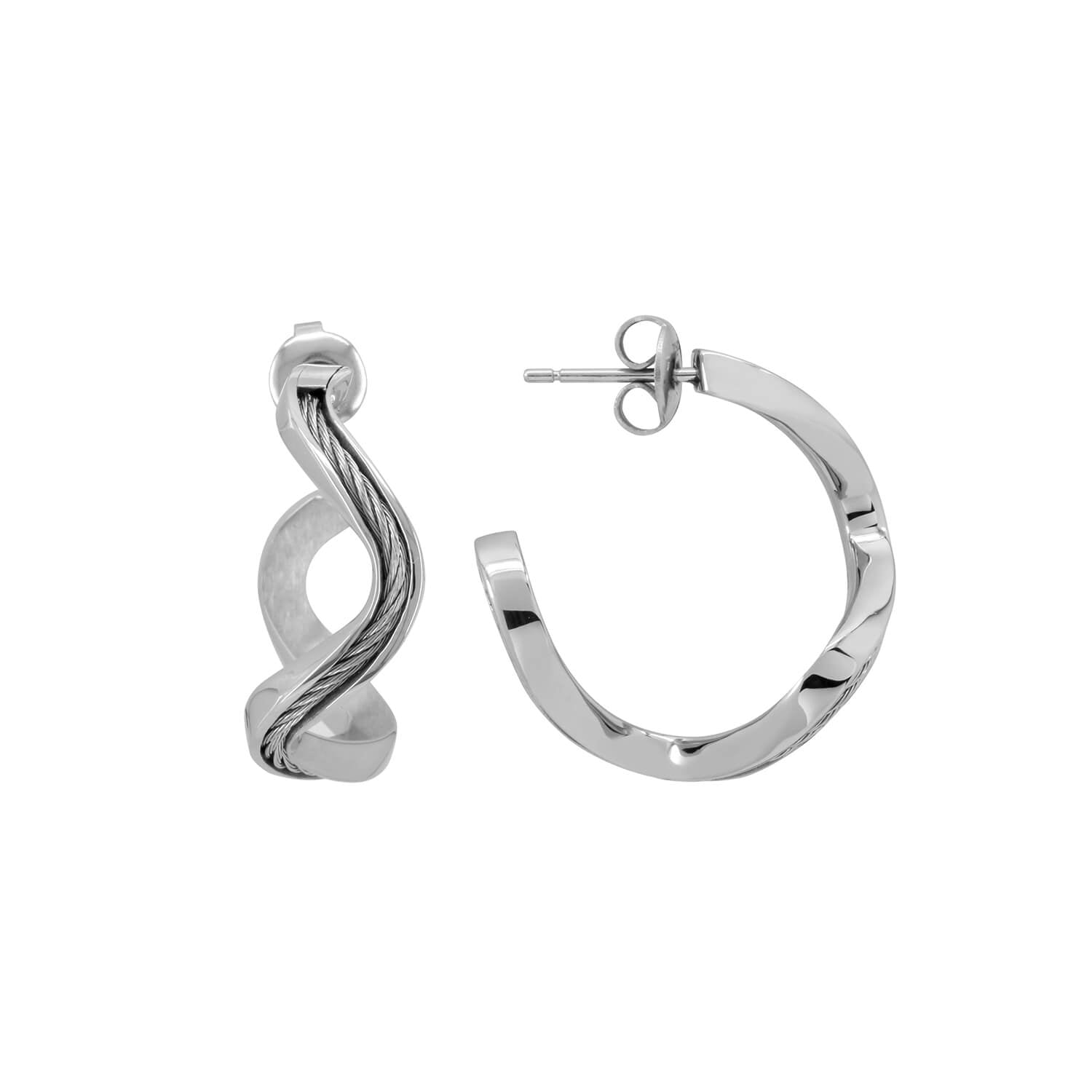 Forever أقراط موجية - © 2024 Charriol - خاتم - خاتم