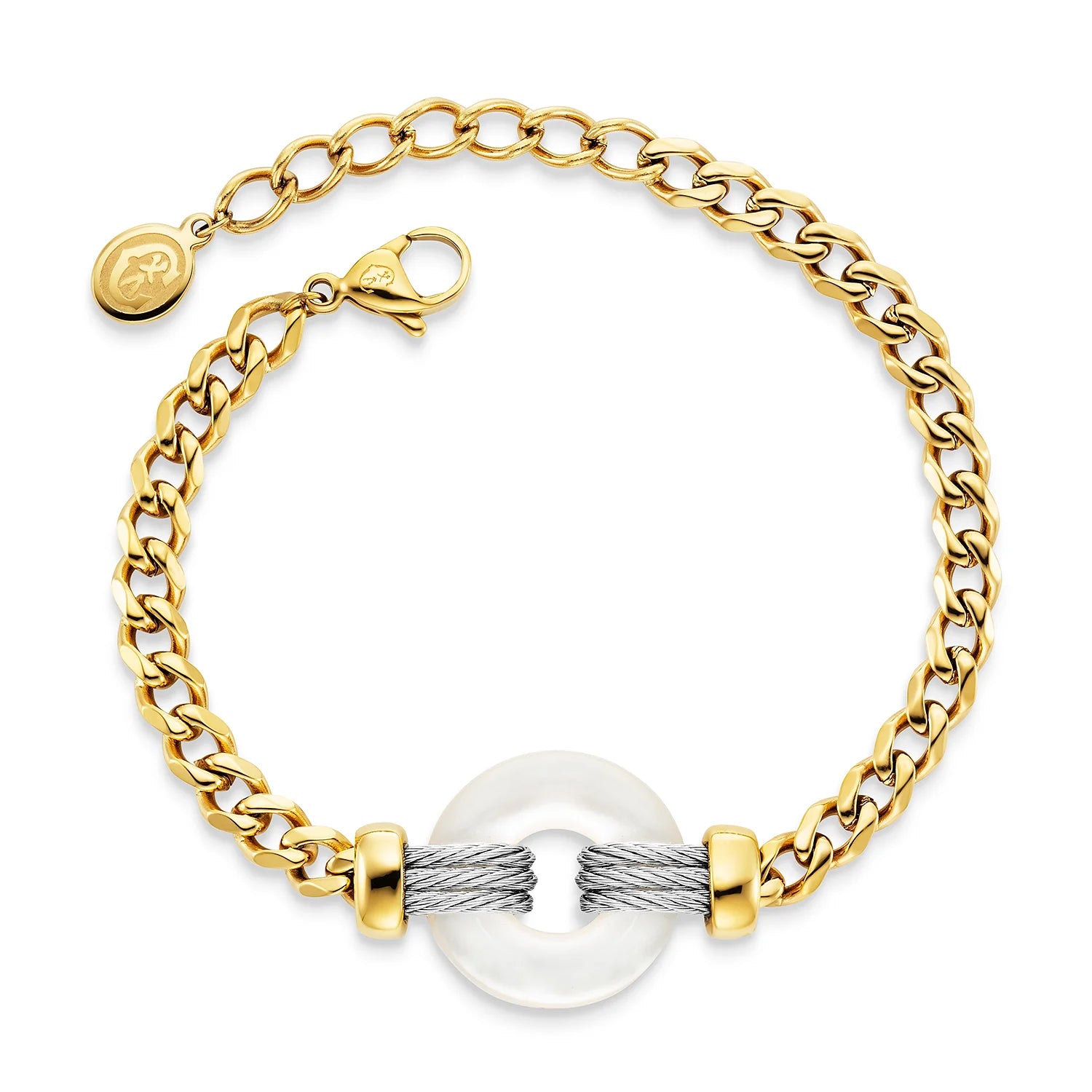 أصفر Gold_White عرق اللؤلؤ