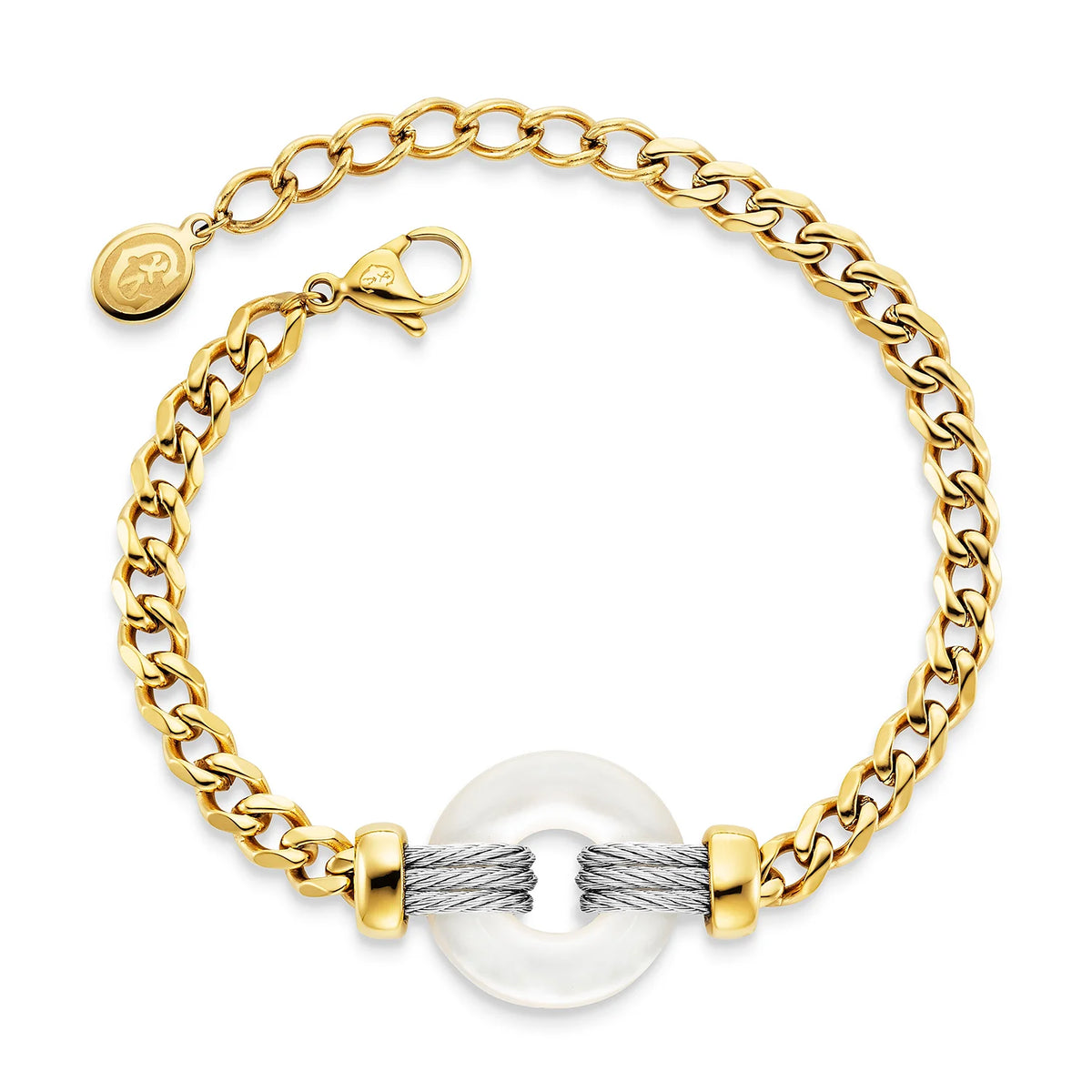 أصفر Gold_White عرق اللؤلؤ