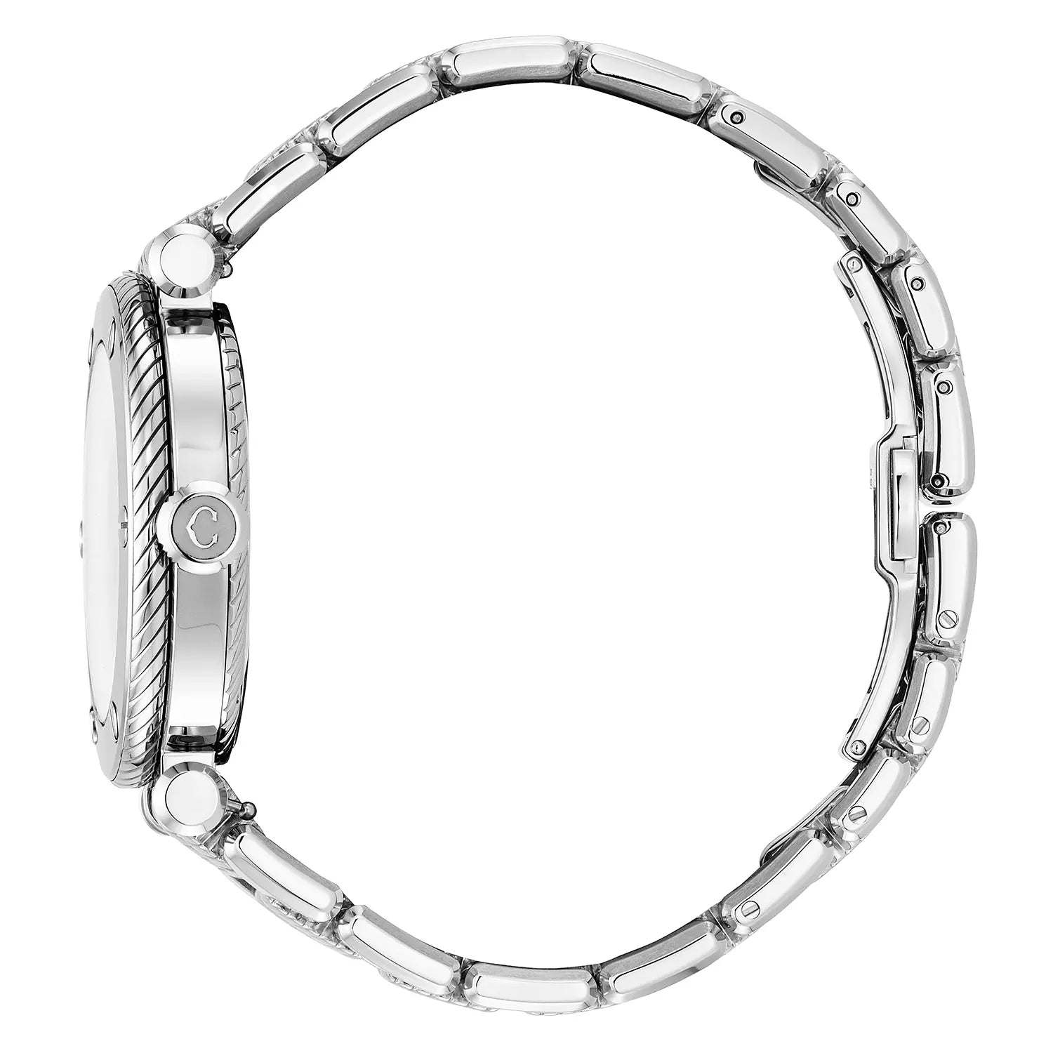 NAVIGATOR ساعة SURF GMT، 41 مم، عيار أوتوماتيكي، مينا أبيض، 6 أسلاك مخروطية، سوار فولاذي قابل للتبديل - Charriol جنيف - ساعة يد