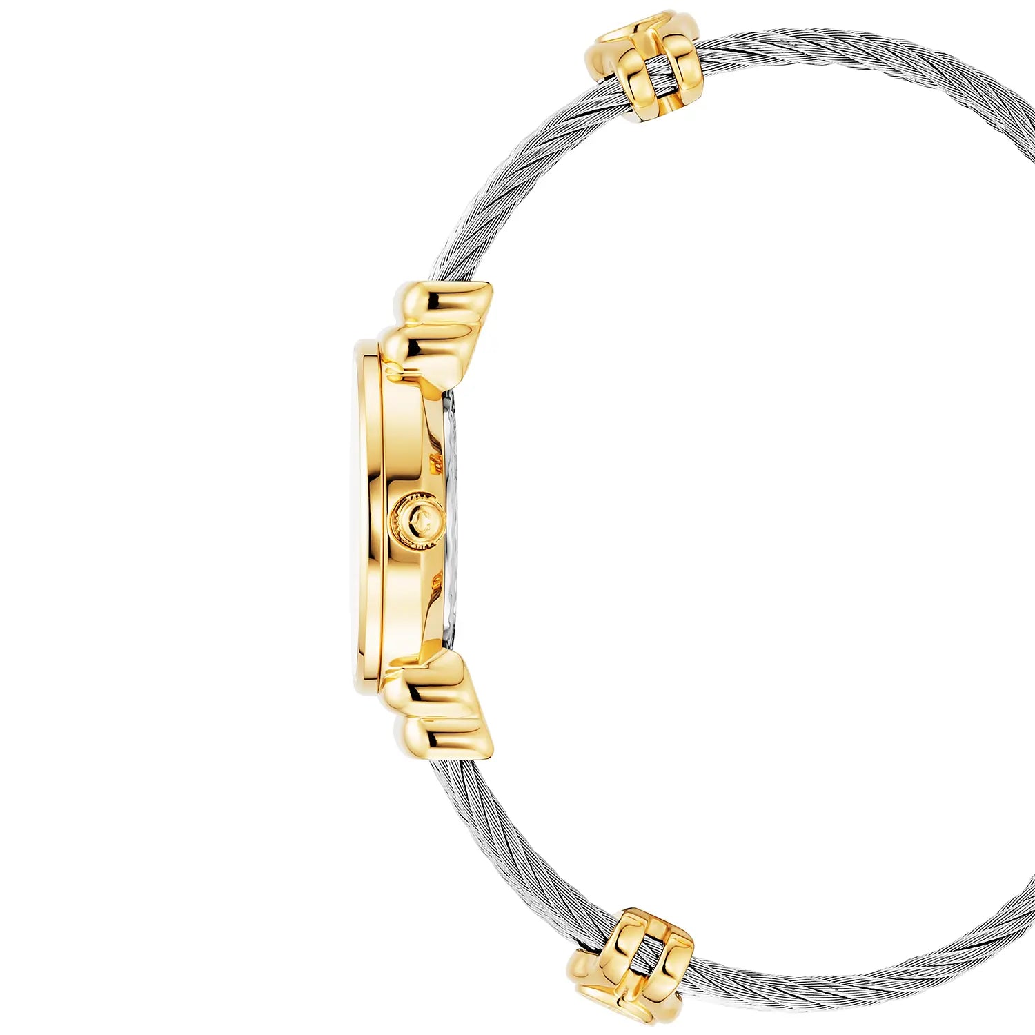 St Tropez ساعة Icon Watch Icon Gold Yellow Gold PVD and Steel - Charriol Geneve - ساعة يد - Icon Watch