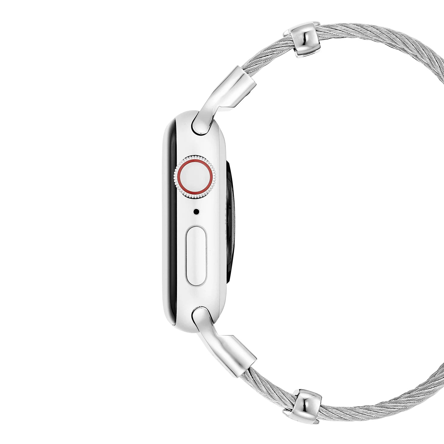 فولاذ مع ديكور فولاذي_معصم 16 سم