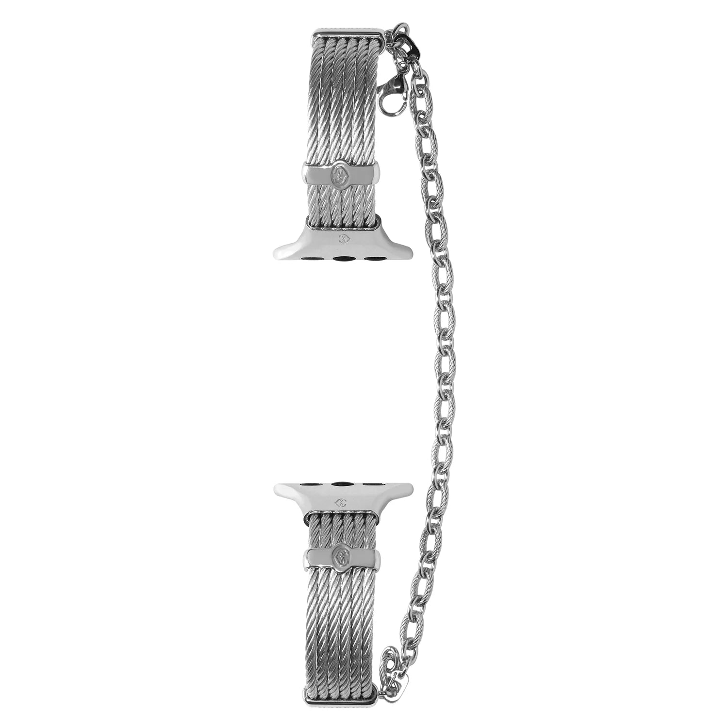 فولاذ مع ديكور فولاذي_معصم 18 سم